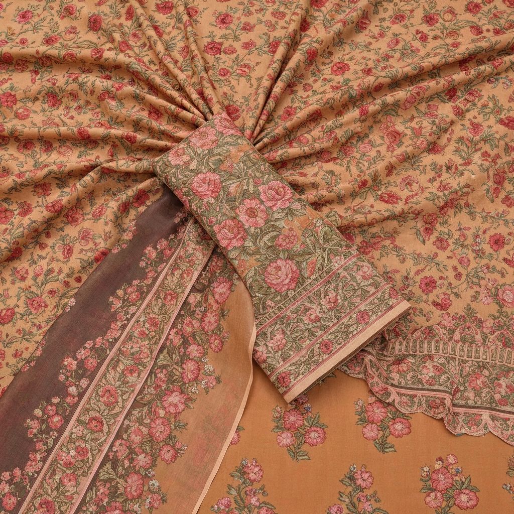 Premium Unstitched Fabric - Lawn